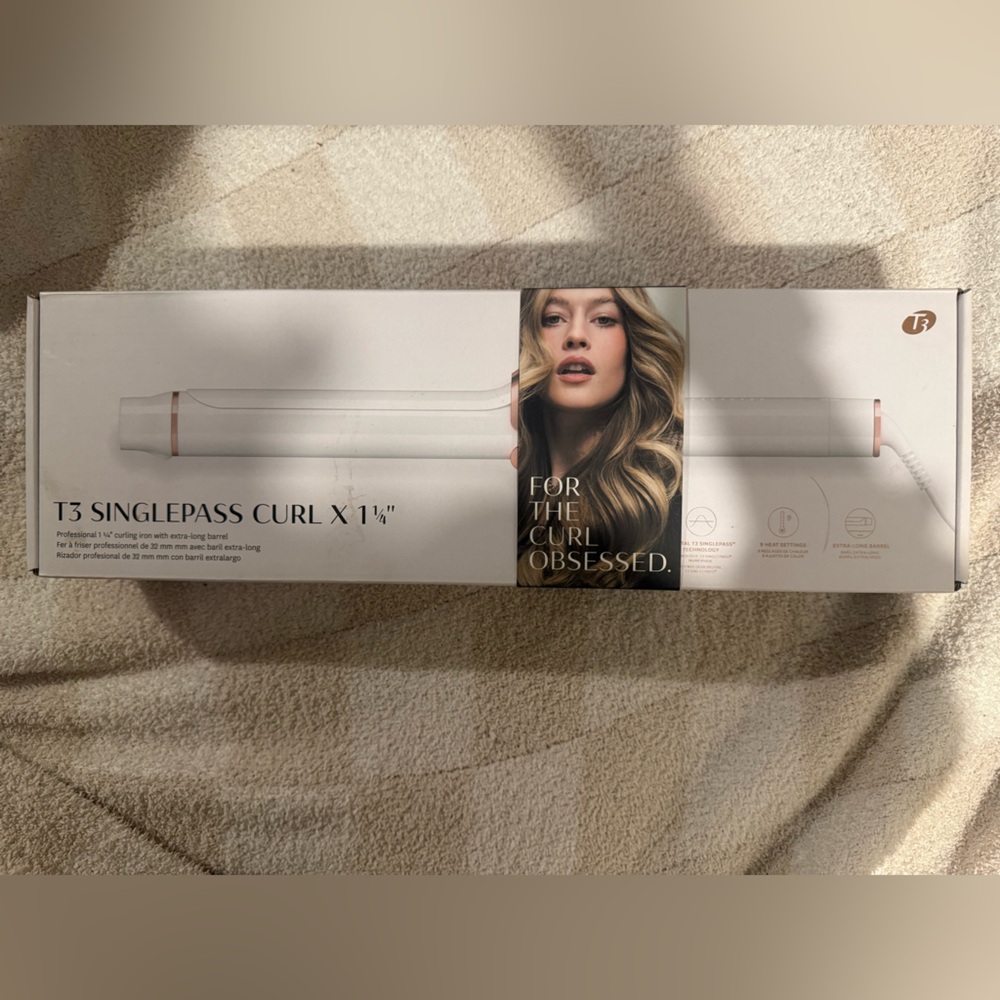 T3 SinglePass Curl X 1.25" - White
